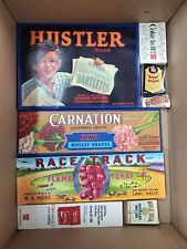 Wholesale Lot 1,000s Vtg Food Label USA Crate Fruit Vegetable Can Junk Journal picture