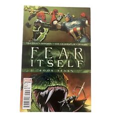 Fear Itself #7 Captian America Lifts Thor's Hammer 2011 MARVEL NM picture
