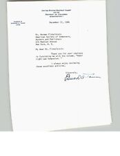 Judge Edward A Tamm Signed Herman Finkelstein Letter District Court ASCAP 1964 picture