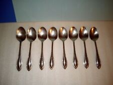8 Oneida Arbor American Harmony Oval place Spoons picture