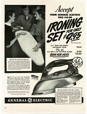 1941 G-E General Electric Dial-A-Fabric Automatic Iron Vintage Print Ad 1 picture