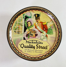 Vintage Mackintosh's Candy Container Tin Quality Street Toffees and Chocolates picture