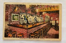 VTG Postcard..Pat O'Brien's Main Bar, New Orleans, LA 1945 Interior shot picture