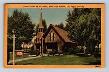 Las Vegas NV-Nevada, Little Church of West, Hotel Last Frontier Vintage Postcard picture