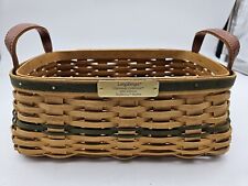 Longaberger Christmas Collection 2002 Edition Traditions Basket Green Accent picture