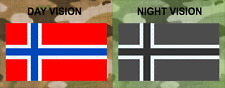NORWAY FLAG RED & BLUE solasX MINI PATCH 2