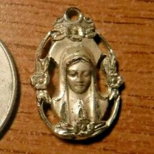 Vintage Sterling Silver Scapular Replacement Medal #14a picture