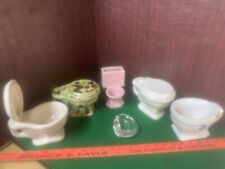Lot Of Toilet Ashtrays And Coffee Cups Vintage Figurines  picture