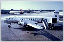 Airplane Postcard Compania Cominicana de Aviacion Airlines Douglas DC-4 FZ36 picture