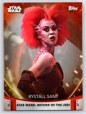 SYSTALL SANT 2020 Topps Women of Star Wars Orange #70 picture