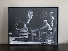 Art Deco 1920's Hollywood Leo the Lion MGM Framed Canvas Large 33