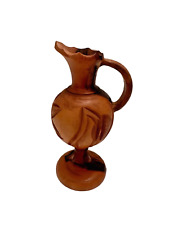Olive Wood Oil Cruet From Isreal Neat picture