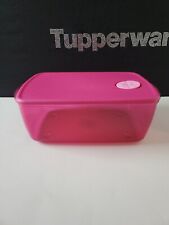 Tupperware Microwave Rock Vent N Serve Rectangular Large Deep 15 Cup Pink  picture