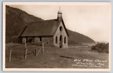 RPPC Postcard~ Old Stone Church~ Cowichan Bay, Vancouver Island, BC, Canada picture
