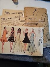 Vogue Evening Dress Pattern 8567 Size 12 Vintage picture