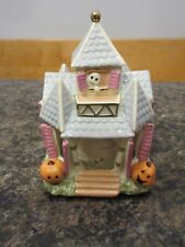 Lenox Halloween Haunted House Musical Porcelain MINT Alfred Hitchcock VIDEO picture