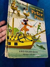 1953 Walt Disney's Story of PETER PAN A Big Golden Book HC picture