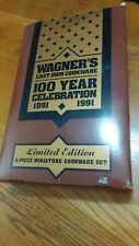 Wagner Cast Iron Cookware 100 Year Anniversary Set 5 Piece Miniature LIMITED  picture