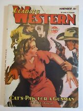 Leading Western Pulp v. 1 #4, Nov. 1945 FN   4th Issue Nice copy picture