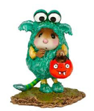 Wee Forest Folk LIL MONSTER, M-590a, AQUA, Halloween Costume Mouse LTD 2023 picture