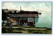 1907 Showing Largest Sardine Factory In the World Eastport Maine ME Postcard picture