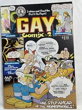 GAY COMIX #2 1981 Kitchen Sink Comics, Burton Clarke, Howard Cruse, Mary Wings.. picture