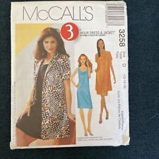 McCalls 3258 NEW Misses Pullover Summer Dress & Jacket size 12-16 picture