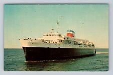 Bar Harbor ME-Maine, the Bluenose Ferry, Antique Souvenir Vintage Postcard picture