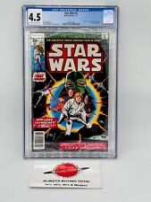 1977 Star Wars 1 Comic CGC 4.5 Marvel Comics Lots Of 1st Appearances First Print picture
