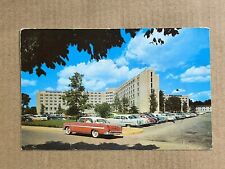 Postcard Bloomington Indiana University Smithwood Residence Hall Dorm Old Cars picture