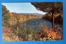 Luzerne New York Sacandaga River & Reservoir Vintage Postcard Adirondacks picture