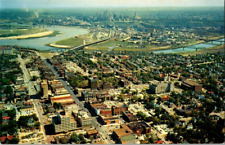Postcard Kansas City Missouri Aerial View Vintage Posted picture