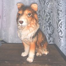 Lefton  Japan Large Dog Collie Lassie  Vintage H8110 Glossy Porcelain Puppy picture