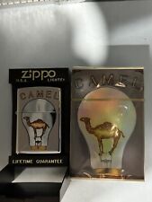 1998 Camel Light Bulb Chrome Zippo Lighter NEW W/ Collectible Pack (Empty) picture