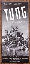 1941 ST. PETERSBURG FL TUNG OIL GROVE BOARDMAN REALTY INVESTMENT BROCHURE Z2919 picture