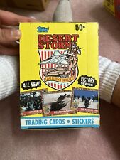 Topps 1991 Desert Storm Victory Series Box - 36 Packs picture