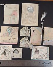 Vintage Bridal Shower & Wedding Gift Tags & Cards, All Have Writing, Very Pretty picture