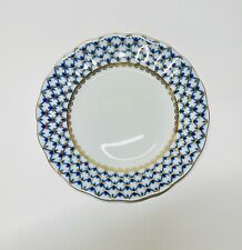 Imperial/Lomonosov Porcelain Cobalt Net Dessert Plate 6-inch picture