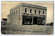 1912 Slayton Mercantile Co. Lavina Belmont Montana MT Posted Antique Postcard picture