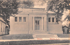 c.1910 Library Babylon LI NY post card picture