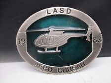 LASD Los Angeles County Sheriffs Department Aero Bureau 1988 Belt Buckle picture