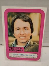 1978 ABC, Inc Three's Company (TV) Base Sticker #9 John Ritter as Jack picture