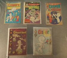 5 Comic Lot Casper Friendly Ghost #80 Ghostland #33 Stories #1 Wendy #7 Dental picture