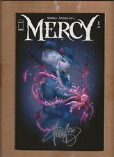 MERCY #1 SIGNED BY MIRKA ANDOLFO AUTOGRAPH  IMAGE COVER A picture