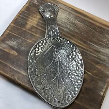 Crosby & Taylor Pewter Spoon Rest Designed for T. Jefferson Monticello Oak Leaf picture
