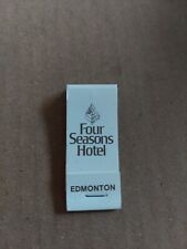 Vintage Canada Matchbook: “Four Seasons Hotel” Edmonton • Full UNSTRUCK picture