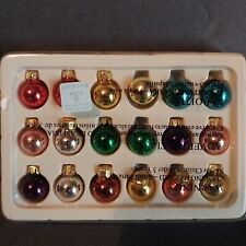 Partylite Multi-Colored Miniature Glowing Tree Ornament Set P7855 Retired picture