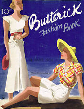 1930s Butterick Summer 1934 Fashion and Pattern Book Catalog E-Book on CD picture