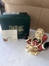 Harmony Kingdom HOLY ROLLER SANTA & REINDEER 1999 Treasure Jest Trinket Box picture