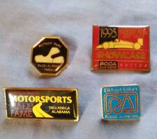 4 Vintage Automotive Lapel Pins Indianapolis Elkhart Lakes Putnam Park HOF. picture